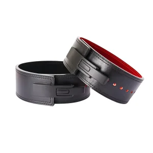 Fitness Back Support Squat Lever Weightlifting Anime Leather Powerlifting Gym Belt for Men