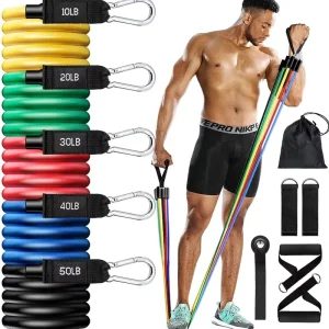 Fitness Bands Resistance Sets With Logo Resistance Fitness Elastic Bands