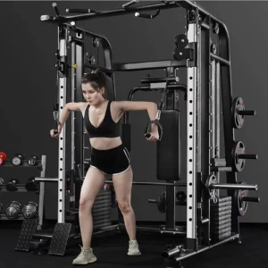 Fitness Equipment All in One Gym Strength Training Machine Commercial Rack Cable Smith Multi Function Squat Rack Steel Triceps
