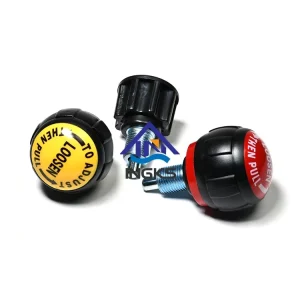 Fitness Equipment Bike Pull Knob, Plastic Head, Carbon Steel Body, Spring Pin Plungers
