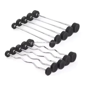 Fitness Equipment Different Weight Fixed Straight EZ Curl Barbell Bar