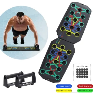 Fitness Equipment Portable Push Up Board Multifunctional Home Gym Training Equipment Push Up Board