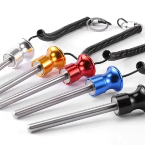 Fitness Equipment Weight Stack Pin, Aluminum Selector Lock, Magnetic Spring Pull Pin