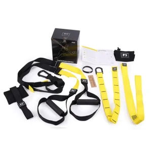 Fitness Exercise Hanging Strap Suspension Trainer Resistance Band Strength Trainer Suspension Straps Kit