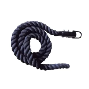 Fitness Gym Power Training Nylon Climbing Rope Fitness Battle Rope Physical Training Rope With Hook