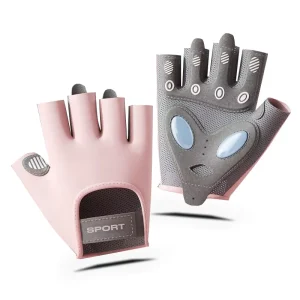 Fitness Half finger Glove Summer Men and Women Ice Silk Sunscreen Liquid Silicone Shock Absorbing Jump Rope Gym Gloves