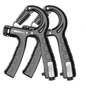 Fitness Hand Grip Strengthener with Counter for Gym Exercise