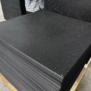 Fitness High Density EPDM Gym Anti-Static Breathable Customizable Rubber Mat Flooring