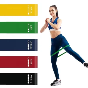 Fitness Hip Workout Rubber Resistance Band Set