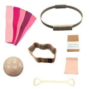 Fitness Home Exercise Yoga Pilates Equipment Bundle with Accessories