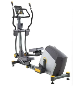 Fitness Manual Cross Trainer Elliptical Bike with Rear Wheel Drive and Air Resistance for Commercial Use