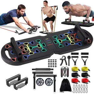 Fitness Multifunctional Push Up Board 10 in 1 Push Up Bar Strength Training Equipment