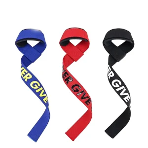 Fitness Non Slip Gym Weightlifting Bodybuilding Powerlifting Neoprene Padded Support Neoprene Weight Lifting Wrist Strap
