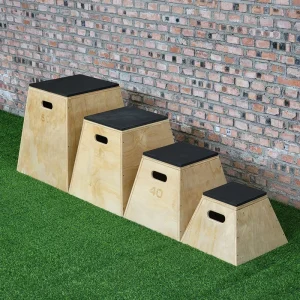 Fitness Physical Jumping Training Custom High Quality Wooden Plyo Box Non Slip Adjustable Jumping Box