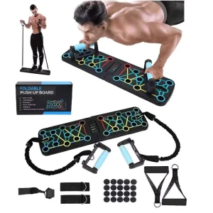 Fitness Portable Foldable Gym Professional Strength Training Equipment Sit ups Push up Board Home Workout