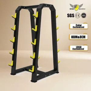 Fitness Professional Commercial Fixed Barbell Rack Gym Equipment Barbell Rack Strength Training Machine