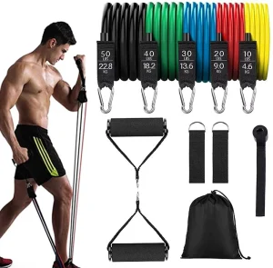 Fitness Resistance Exercise Bands for Home Gym