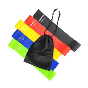Fitness Tension Belt Hip Workout Bands Training Set Yoga Latex Elastic Ring Loop Resistance Band Bag Exercise Bands