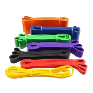 Fitness Training Elastic Rubber Resistance Bands for Gym, Yoga, and Exercise