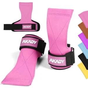 Fitness Weight Lifting Wrist Straps Pair Anti-Rip Neoprene Palm Guard