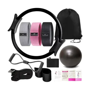 Fitness Yoga and Pilates Kit for Women, Home Workout Essentials