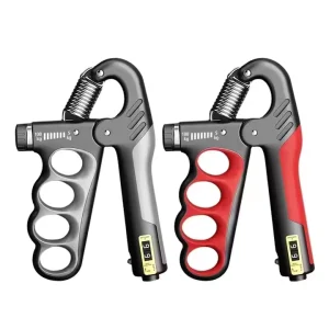 Five Finger Silicone Hand Gripper with Counting Function for Arm Strength Training and Rehabilitation