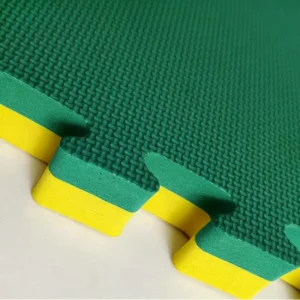 Five Line EVA Foam Gym Mat Floor Tiles 100x100cm Non-Slip Waterproof Shock-Absorbing Interlocking