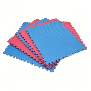 Five Line EVA Foam Mat 100x100cm Interlocking Gym Floor Tiles Waterproof Non Slip Shock Absorption Factory Direct