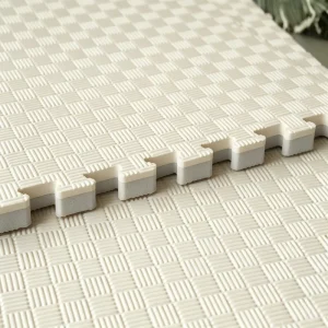 Five Line EVA Foam Mat 100x100cm Waterproof Non Slip Shock Proof Gym Flooring Interlocking Tiles OEM Factory