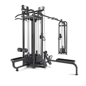 Five Person Station Comprehensive Training Rack Multi Functional Fitness Equipment Commercial Gantry Rack