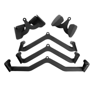 Five-Piece Lat Pulldown Cable Attachment Set with MAG Grip Handles