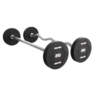 Fixed Barbell Set for Gym and Home Free Weight Lifting 10-50kg Cast Iron and Steel