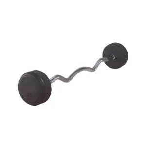Fixed W Barbell Set 10kg 20kg 30kg 45kg Carton Package LJ-9812
