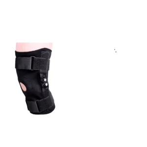 Flexible Plastic-Hinge Adjustable Knee Brace