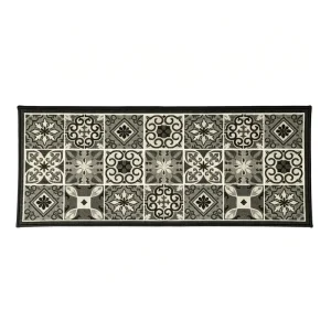 Floor Mat for Kitchen and Bathroom Water-Absorbent Polyester Area Rug Non-Slip Indoor Rug 4mm Thin Mat