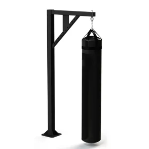 Floor-Mounted Movable Heavy Punching Bag Post Rack