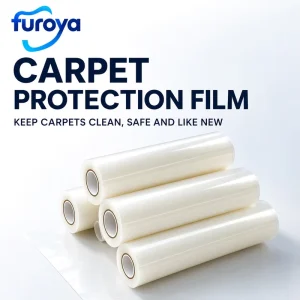 Floor Protection LLDPE Film Soft Plain for Carpet Installation and Interior Finishing