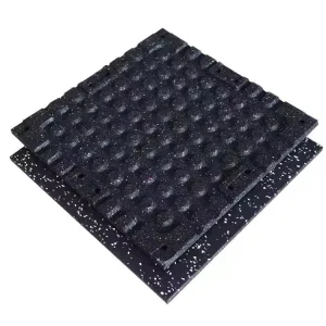 Floor Rubber Mats 50*50/100*100cm Gym Flooring Rubber Wear Resistant Rubber Gym Mats Flooring