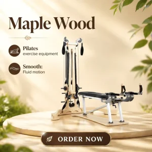 Flow Stretching Training Machine MJD W42A Maple Wood for Gym Center