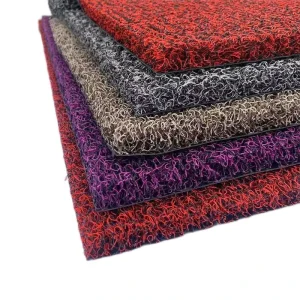 Fluffy Soft Cushioned Anti-Slip Washable PVC Coil Floor Mat Roll