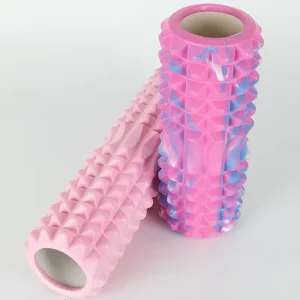 Foam Crescent Shaped Yoga Roller Massage Device for Relaxing Leg Muscles in Two Areas Suitable for Home Use