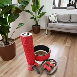 Foam Roller, Massage Stick, Massage Ball and Yoga Wheel for Exercise