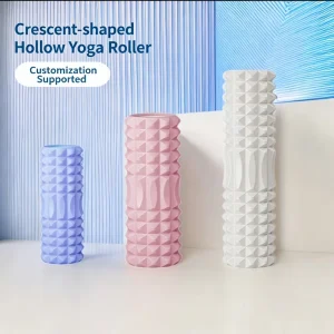 Foam Roller Massager Full Set, Yoga Mat, Rolling Cylinder, Spiked Mace, High-Density Solid-Core EVA Leg Roller