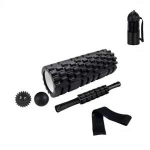 Foam Roller Set 4-in-1/5-in-1/6-in-1 EVA/PVC with Massage Bar and Fascia Ball