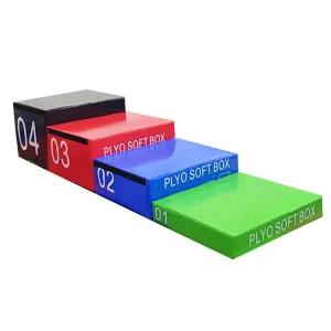 Foam Soft 4-in-1 Plyo Box, 90 x 75 x 15/30/45/60 cm