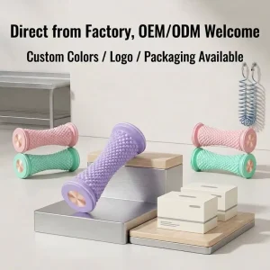 Foam Yoga Foot Roller for Fascia Release, Leg Muscle Relaxation, and Arch Support, Unisex Massage Tool