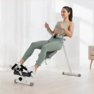 Foldable 3-in-1 Rowing Machine for Abdominal and Full-Body Exercise, Adjustable