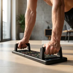 Foldable 9 in 1 Push Up Board Heavy Duty ABS Home Gym Workout Equipment for Chest Shoulder & Arm Training