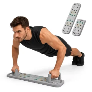Foldable ABS Multi Functional Push up Board Home Fitness Trainer for Chest Abdominal Arm Muscle Daily Workout Training