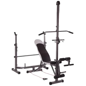 Foldable Adjustable Commercial Weight Lifting Bench with Cast Iron Frame